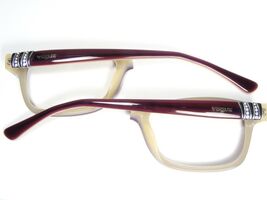 "FOR PARTS" Vogue VO 2765-B 1984 BURGUNDY BEIGE EYEGLASSES TEMPLE /ARM L... - $21.38