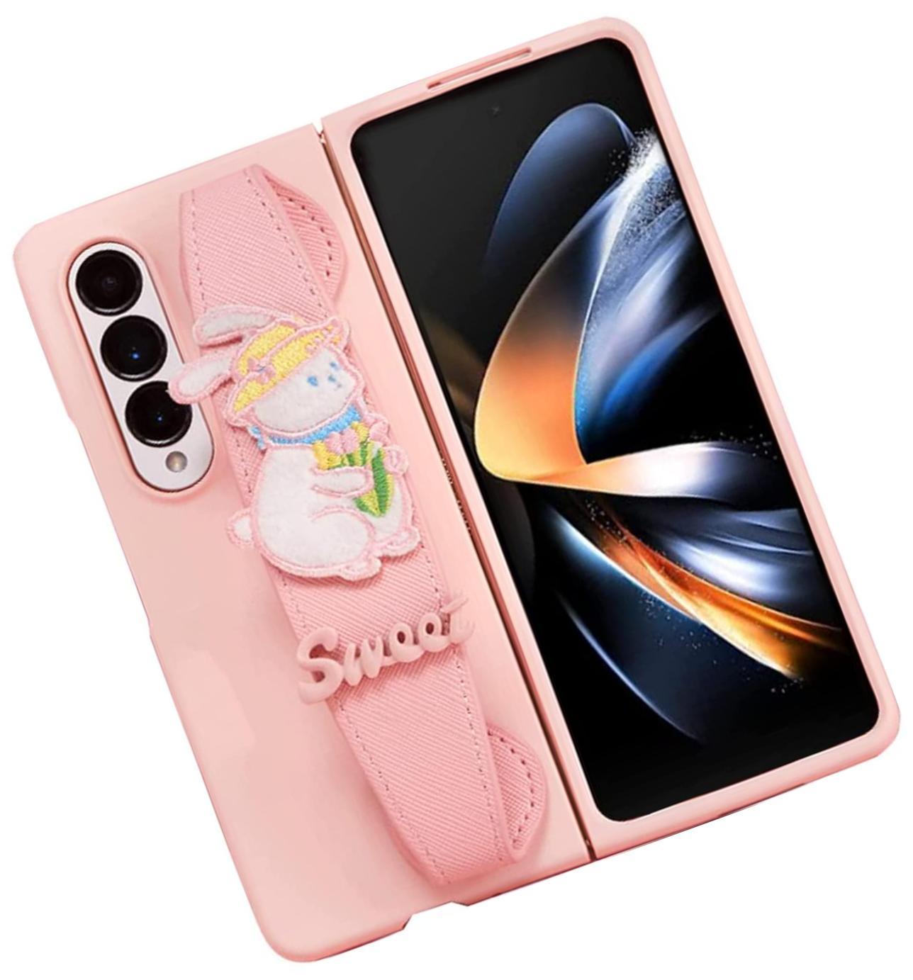 Galaxy Z Fold 4 Case Z Fold 4 Case with Cute Strap for Slim
