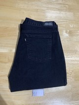 Levis 515 Jeans Size 12M Stretch Bootcut Black Denim Wash Womans 31X32 - $324.88 MXN
