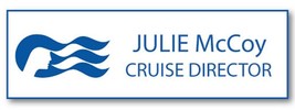 Love Boat Julie Cruise Director Name Badge Button Halloween Cosplay Pin Back - $15.24