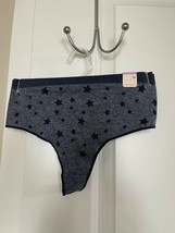 BNWT SO Women&#39;s seamless Thong, Size XL, Glitter Sky, Blue/grey - €4,33 EUR
