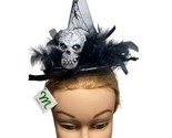 Midwest Halloween Party Glitter Skull Punk Witch Hat Headband Costume li... - £12.96 GBP