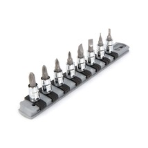 TEKTON 1/4 Inch Drive Phillips/Slotted Bit Socket Set, 8-Piece (#0-#3, 1/8-5/16  - $40.99