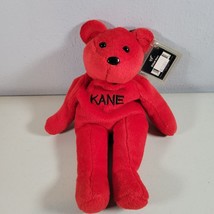 Kane WWF Attitude Bear Plush Doll World Wrestling Federation 1990s With Tags - £11.82 GBP