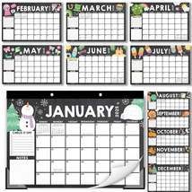 Chalk Doodle Large Desk Calendar | 18-Month | 2025-2026 | Calendars &amp; Pl... - £23.20 GBP