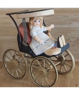 Vintage Jan Hagara Figurine Elizabeth&#39;s Buggy Miniature MM1347 Royal Orl... - €7,78 EUR