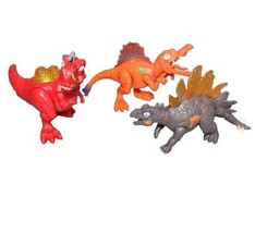 Zuru Smashers Mini Light Up Dino Series 4 Lot of 4 Figures Trex Spino Stego - £15.43 GBP