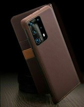 Leather Flip Wallet back Case Cover for Huawei P20 P40 Pro Mate 40 Pro - £77.71 GBP