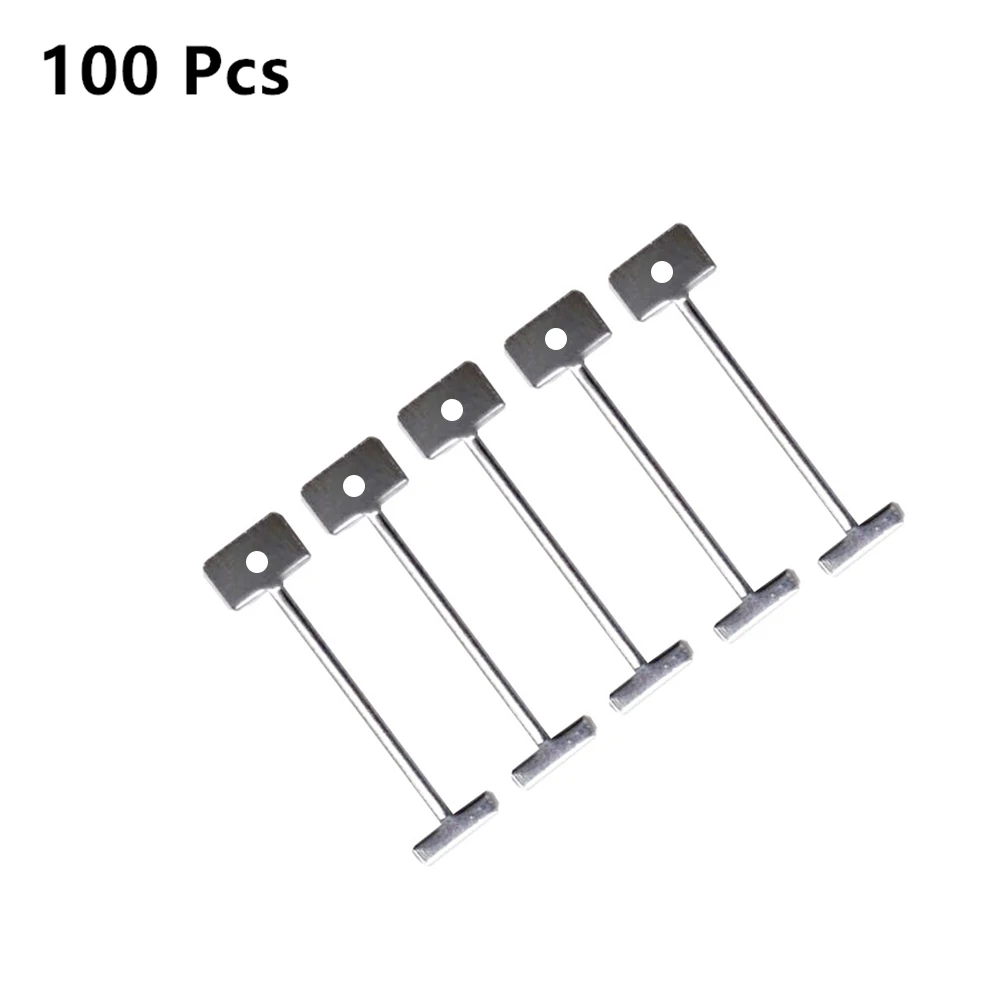 100 Pcs Steel Needles for Flooring Wall Tile Leveling SyLeveler Repable ... - $168.48