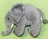 VINTAGE SOUND PRINTS ELEPHANT PLUSH 1999 SMITHSONIAN STUFFED ANIMAL STAN... - $4.50