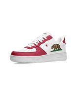 California Flag Shoes for Men & Women | Custom Leather California Bear Sneakers - £74.91 GBP