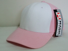 Womens NWT Magic Headwear Pink White Ball Cap  - £6.35 GBP