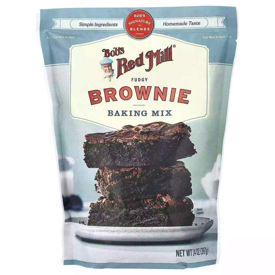 1x Bag Bob&#39;s Red Mill Fudgy Brownie Baking Mix 14oz - $16.09