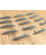 14 Drawer Pulls W/ Screws Feather Dresser Handles Knobs Green Cast Iron ... - $734.82 MXN