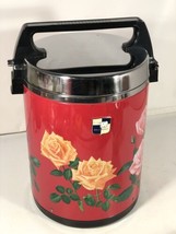 Zojirushi Jar Vintage Thermos Flower Series KSA-4 4.5L Red flower Pattern Japan - £699.96 GBP