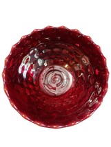 American Fostoria Ruby Bowl 10.25&quot; x 4.5&quot; c.1982-1986 MINT - $173.25