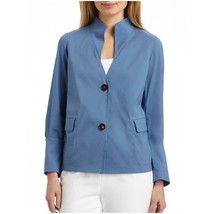 $480 LAFAYETTE 148 New York TAILORED Jacket DIANA Blue Blazer ( M ) - £178.61 GBP