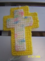 Handcrafted Plastic Canvas Cross - £2.39 GBP