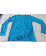 Lilly Pulitzer Luxletic Top Long Sleeve Turquoise Size S NWOT - $38.39 CAD