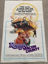 Return to Macon County 1975, Original Vintage Movie Poster  - £39.56 GBP
