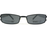 EasyFlip Eyeglasses Frames MOD P6076 90 Black Gray with Clip On Lenses 5... - $55.89