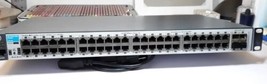 HP ProCurve J9775A 2530-48G 48 Port 1Gbps Ethernet Network Switch 6ft Po... - $40.74