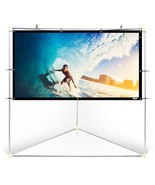 New Pyle PRJTPOTS71 Portable Outdoor Projector Screen, 72&quot; Inch - £116.48 GBP