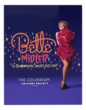 Bette Midler The Showgirl Must Go On 22x28 Poster - COA Owned By Caesars 3/2008 - £166.11 GBP