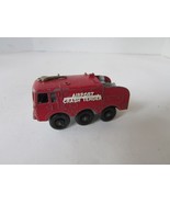 Lesney Diecast no.63 Foamite Airport Crash Tender Red England  H3 - $178.87 MXN