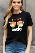 Simply Love Full Size VACAY MODE Graphic Cotton Tee - £19.98 GBP