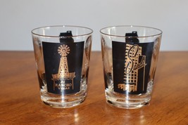 Vtg Lot x2 The Fabulous Strip Las Vegas Whiskey Rocks Bar Glass Sands El... - $391.37 MXN