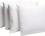 A Set Of Four 18-Inch Throw Pillow Inserts That Are Hypoallergenic, And ... - £28.27 GBP