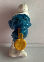Smurfs Playing Trumpet Harmony Smurf Figure By Schleich Peyo - $15.00