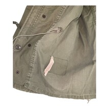 Vintage U.S. Army M-65 Field Jacket Olive Green Men’s Cold Weather Military image 5