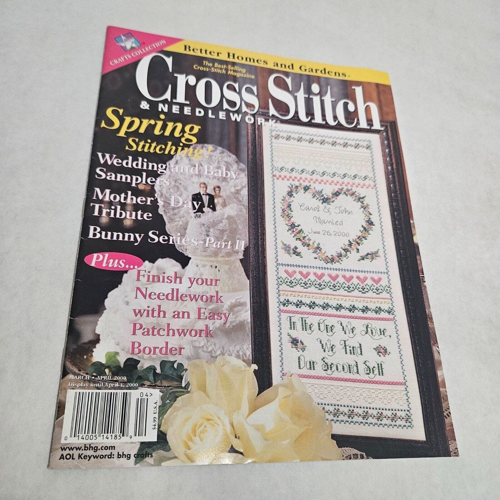 Cross Stitch & Needlework Better Homes and Gardens March April 2000 - $9.98