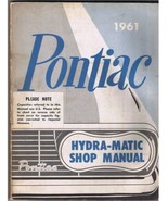 1961 OEM Pontiac Hydra-matic Drive Shop Manual - £15.56 GBP
