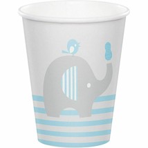 Little Peanut Boy 8 9oz Paper Cups Blue Elephant Baby Shower - £3.57 GBP