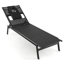 Patio 5-Position Adjustable Sunbathing Lounge Chair - £96.70 GBP