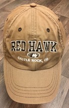 Red Hawk Castle Rock, CO Hat One Size Adjustable 100% Cotton Souvenir - £10.95 GBP