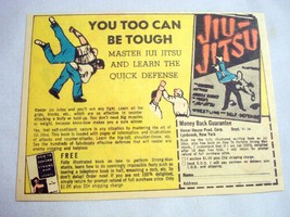 1960 Color Ad Jiu-Jitsu Book Sold by Honor House, Lynbrook, N.Y. - $7.99