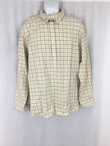 Men Levis Sunset vintage long sleeve popover bow tie plaid Shirt Size XS... - $53.99