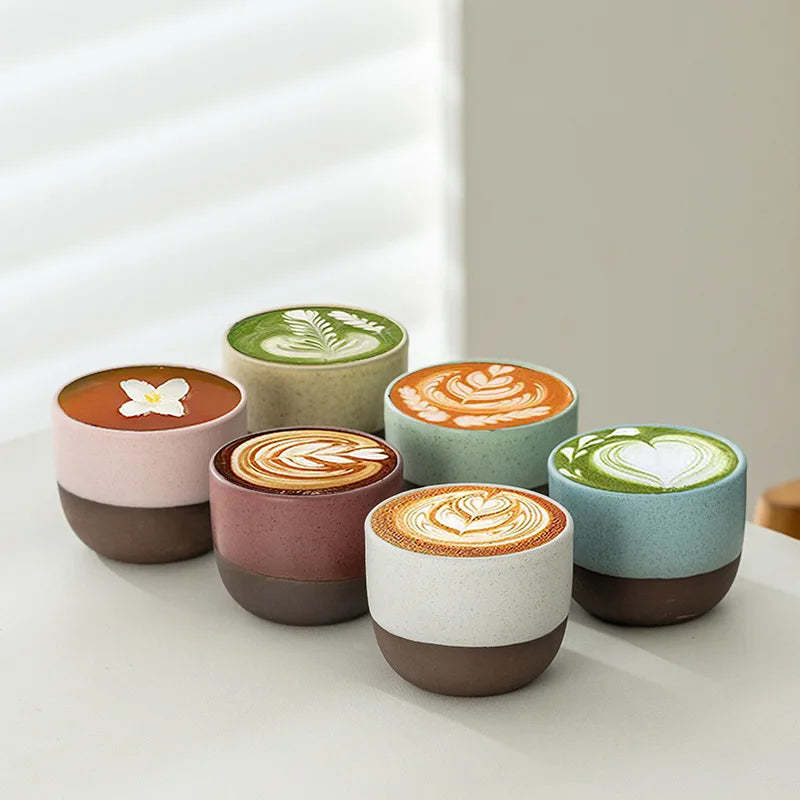 Vintage Japanese Handmade Matte Ceramic Coffee Mug Gift - $18.99