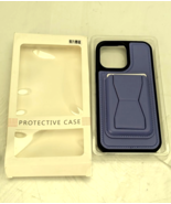 Protective Case For iPhone 14 Pro Max Leather Back Card Holder Back Case... - $208.13 MXN