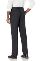 NWT Essentials Men&#39;s Expandable Waist Classic Fit Flat Front Dress Pants, 32x32 - £10.21 GBP