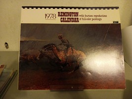1978 Remington Vintage -Calendar Wildlife Art Collection 16X20 Full Colo... - £7.95 GBP