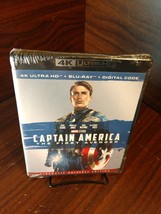 Captain America First Avenger (4K+Blu-ray-No Digital)-Free Shipping w/Tracking - £15.81 GBP