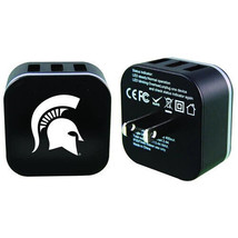 Michigan State Spartans NCAA LED Nightlight with 3 USB Charging Ports - $19.80