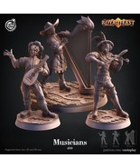 3D Printed Cast n Play Musicians Royal Feast Death Tiles 28mm 32mm D&amp;D - €8,40 EUR+