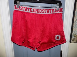 Ohio State Red/Gray Mesh Scarlet &amp; Gray Shorts Size L Women&#39;s Euc - £14.91 GBP