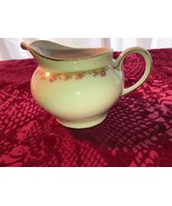 Scherzer Creamer Bavarian Porcelain VTG Dinnerware Pink Roses on Yellow ... - $23.99